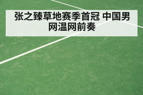 张之臻草地赛季首冠 中国男网温网前奏